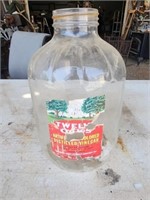 Vintage 12 oaks vinegar glass bottle