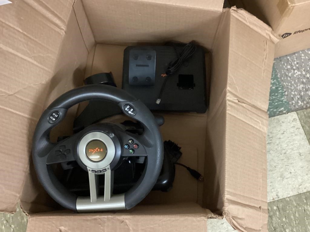 PXN steering wheel & pedal for games