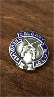 Vintage Calgary revolver Club pin
