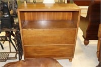 Mid Century Modern Style 2 Drawer Chest with