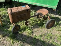 pedal tractor for decor