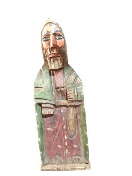 Handcrafted Wooden Statue of a Man - Artisan Wood