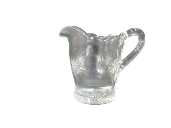 Elegant Clear Glass Pitcher with Handle - Perfect