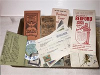 Vintage paper ephemera telegrams booklets civil