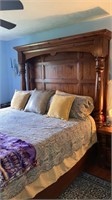 5-pc Paul Bunyan bedroom suite: King bed w/
