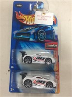 Two 2004 Hot Wheels Toyota MR2 1st Editions