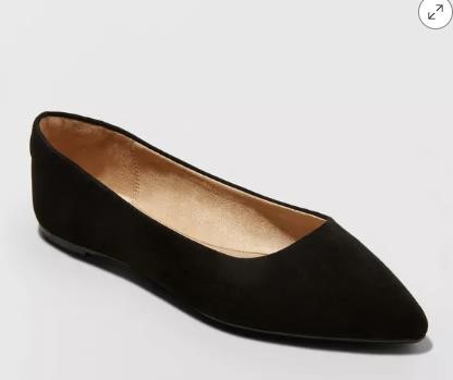 7W Ballet Flats with Memory Foam Insole