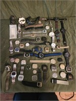 Estate Lot of Watches and Watch Parts As Is