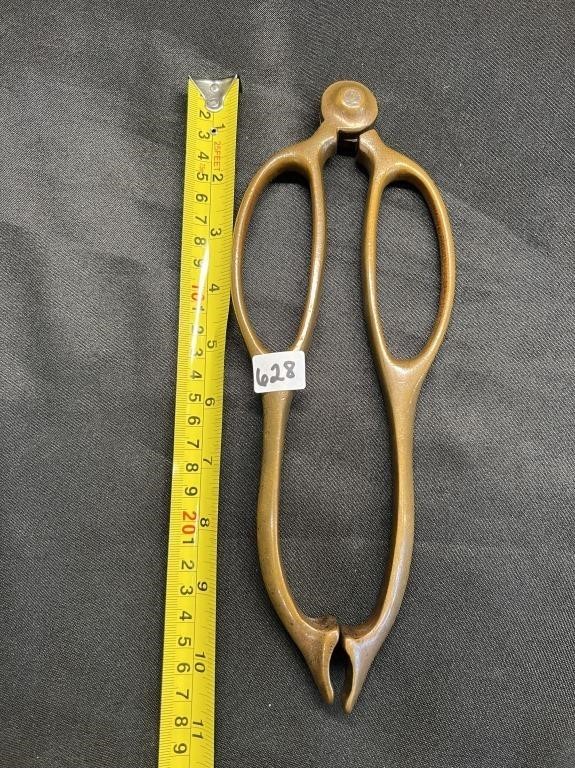 Vtg Brass Large Tongs