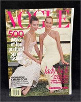 Vintage Vogue March 1997 Shalom Harlow Amber Valle