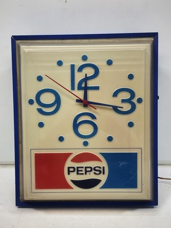 1980's Pepsi Advertising Clock