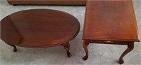 819 - VERY NICE COFFEE & ACCENT TABLES