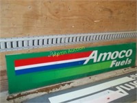 small Amoco Fuel sign face