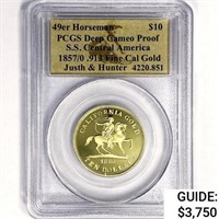 2002 49er Horseman .913 Cal Gold $10 PCGS