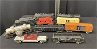 10 Piece - Vintage Lionel Model Train Cars/Engines