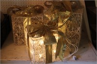 Lighted Christmas Boxes