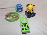 Lot of 4 M&M Colectible Toys