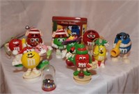 Lot of M&M Tin Can, Small Figurines & Ornaments