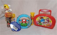 Lot of 3 M&M Toys and Stickers