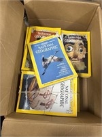 Box Lot of National Geographic Magazines
