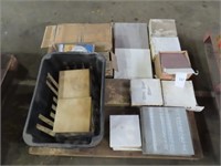 Pallet of assorted tiles.