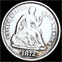 1872-S Seated Half Dime UNCIRCULATED