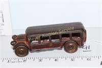 Cast Iron 9" Red Bus