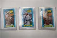 Topps and Fller Partial MLB Cards Series 201 Topps