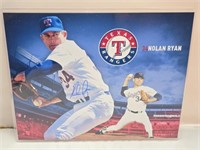 Signed Nolan Ryan Texas Rangers Photo w COA
