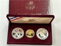 1984 3-coin Olympic Set w/ $10 Gold