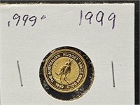 .999 GOLD 1999 Austrailian 15 Dollars Coin