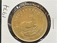 1974 GOLD Krugerrand 1 OZ Coin