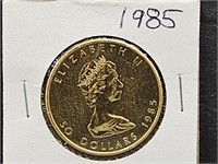1985 Canada $ 50 Dollar GOLD 1 OZ Coin