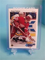 OF)   Sergei Fedorov young guns Rookie card