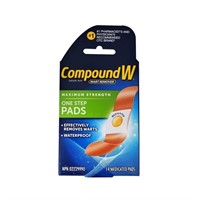 Sealed-Compound W-wart remover pads
