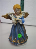 Angel Music Box Figurine Works 7&1/4"