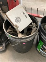 Metal Hardware Bucket Lot
