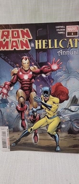 Iron Man and Hellcat comic book