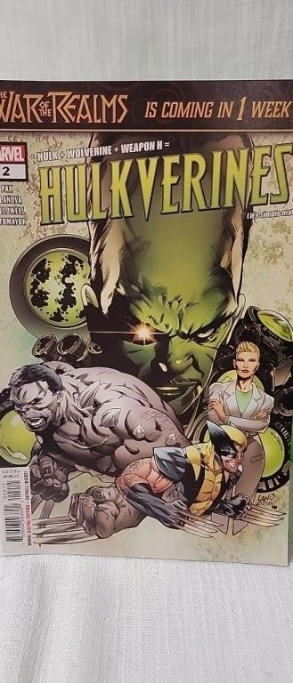 Hulk and Wolverine Comic Book