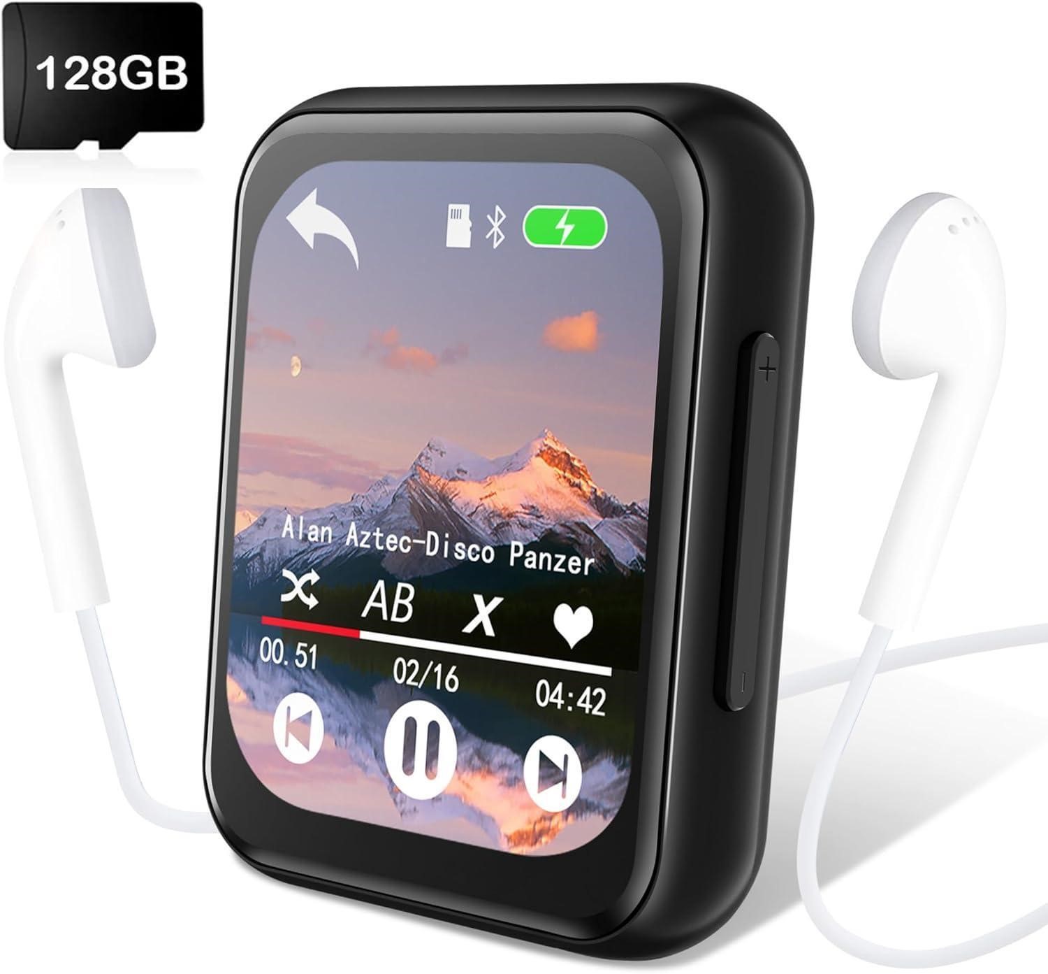 128GB Bluetooth 5.3 MP3 Player