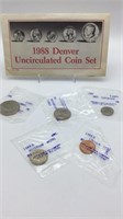 1988 Denver Uncirculated Coin Set