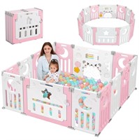 N9633  Neche Playpen 60x60in 14-Panel Baby Play Y