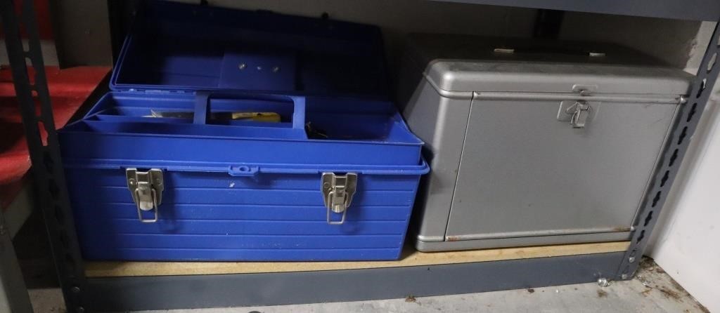 Contents of Shelf- Tool Boxes+