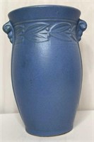 Pottery Matte Blue Vase