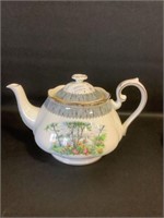 Royal Albert Silver Birch Teapot 9.5"w x 6"h