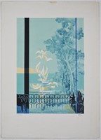 LOT 2 MODERNIST LITHOGRAPH / WOODCUTS SIGNED