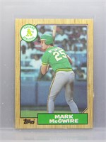Mark McGwire 1987 Topps Rookie