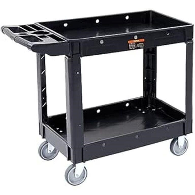 VEVOR Utility Service Cart, 2 Shelf 550LBS Heavy