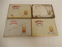 LOT OF 4 SWEET CAPORAL CIGARETTES FLAT 50'S