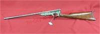 Antique H. M. Quackenbush single shot rifle gun,